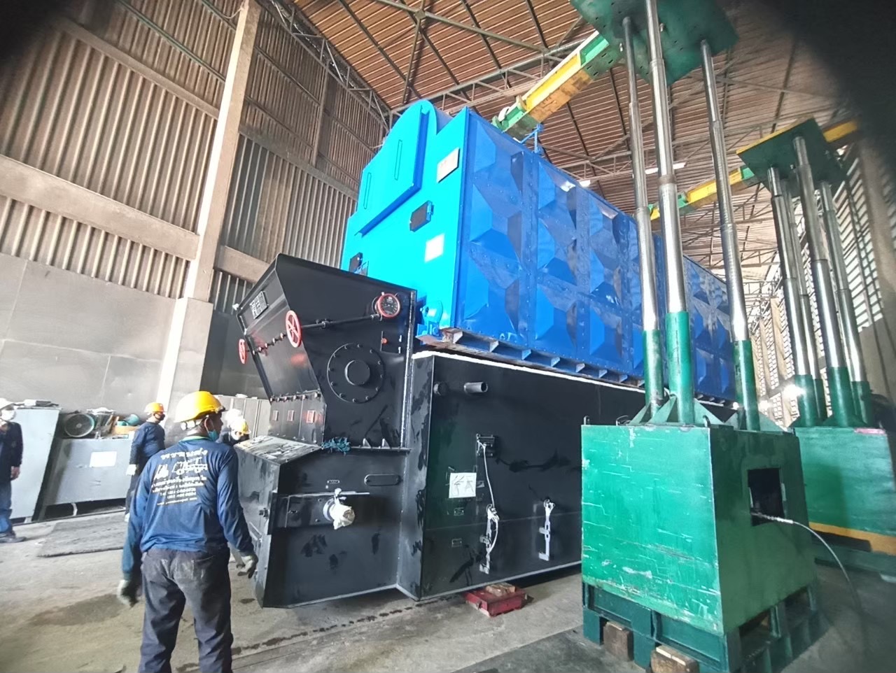 งานติดตั้งบอยเลอร์ชีวมวล